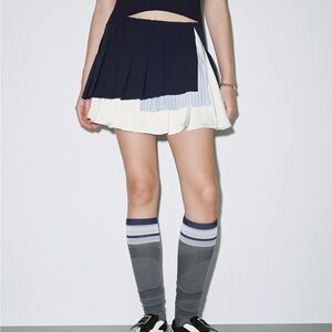 Urban Revivo Paneled Mini A-Line Skirts